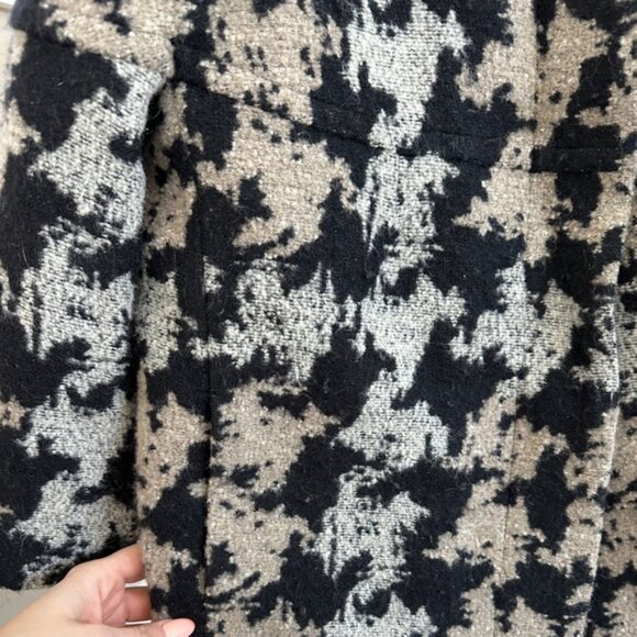 AKRIS punto Multicolor Houndstooth Cropped Jacket – Size 12 - Picture 4 of 5